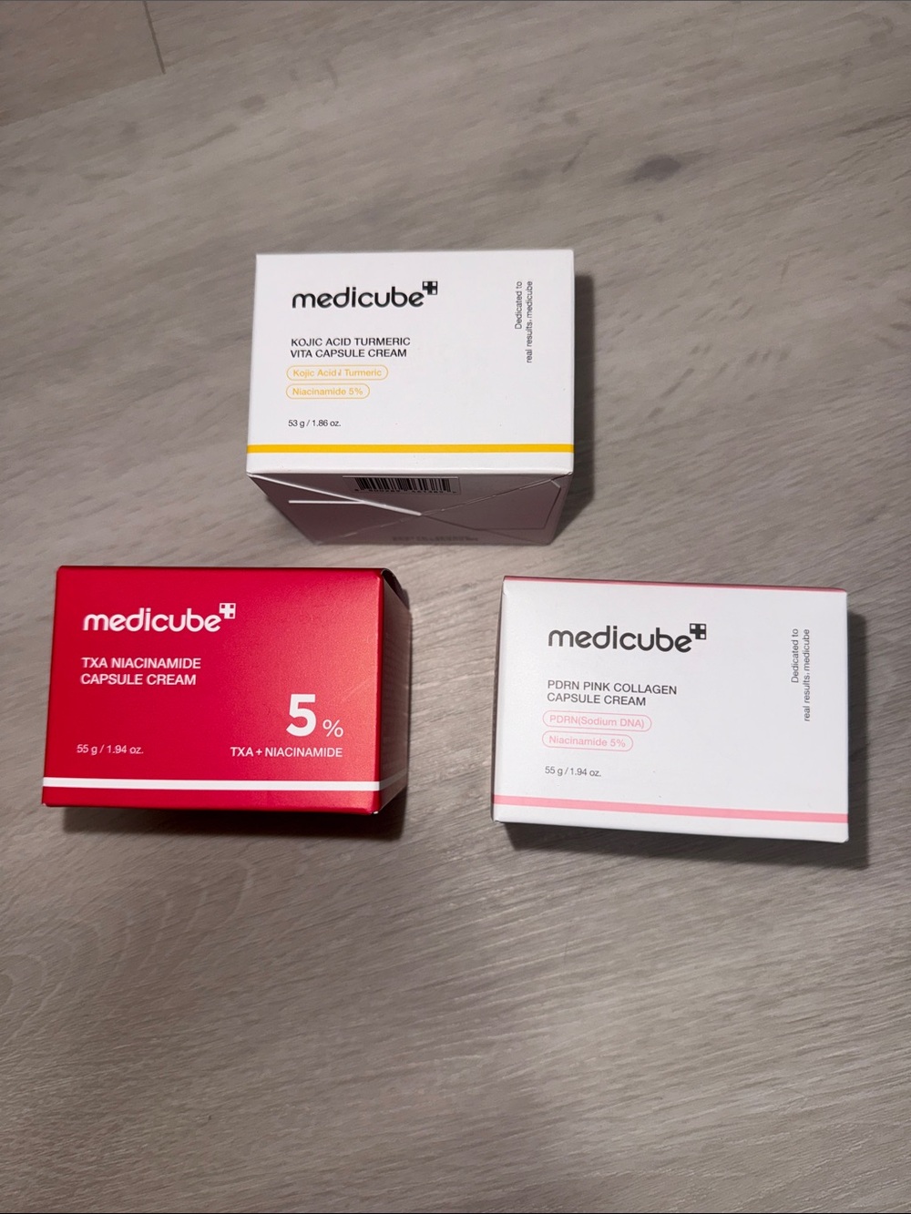 Medicube capsule cream bundle
